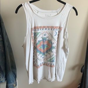 Billabong tribal print muscle tank! Super soft!
